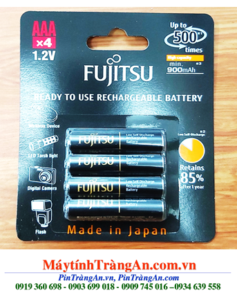 Pin Fujitsu HR-4UTHCEX(4B) _Pin sạc 1.2v AAA900mAh Fujitsu HR-4UTHCEX(4B) _Made in Japan